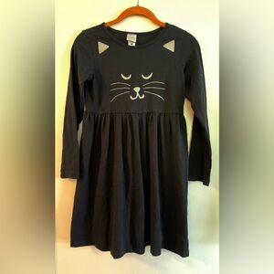 Hanna Andersson Long Sleeve Cat Character Dress